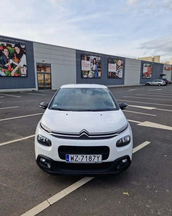 Citroen C3 cena 39999 przebieg: 80800, rok produkcji 2020 z Zabrze małe 79